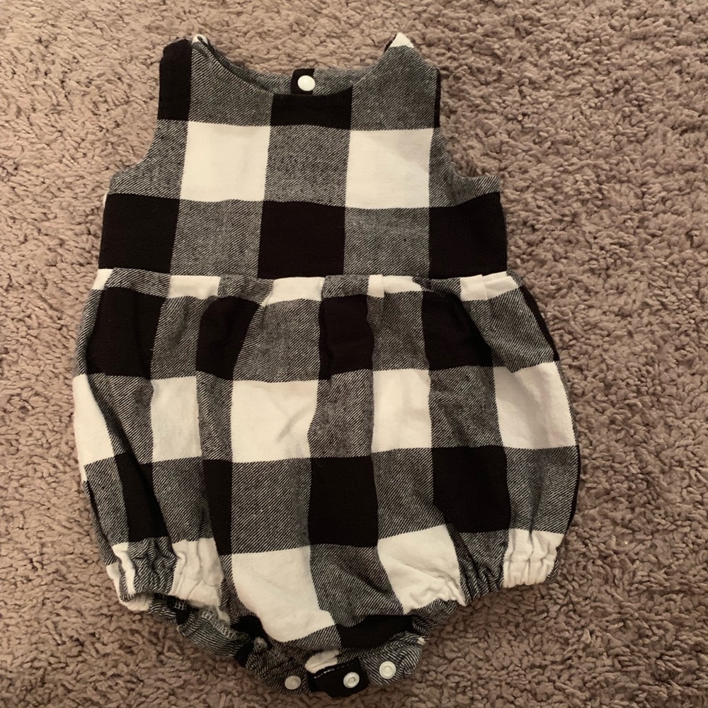 River and Jax buffalo white/black romper